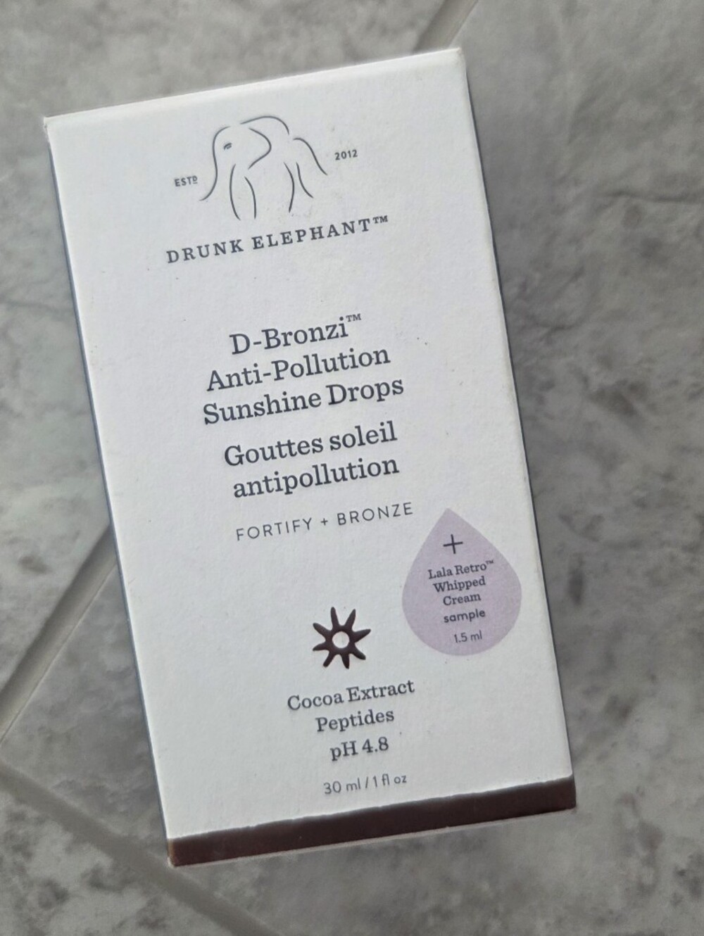 Drunk Elephant D-Bronzi Anti-Pollution Sunshine Drops - Bronze NEW IN BOX